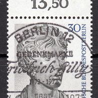 Berlin Michel 422 zentrierter Vollstempel - Sonderstempel vom Ersttag - 0017