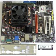 MoBo ECS A740GM-M, AMD Phenom X4 9500 4x2,2GHz, 4GB DDR-2 Ram