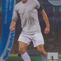 Panini Trading Card Fussball WM 2014 Steven Gerrard aus England Nr.336 Fans Favourite
