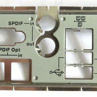 I/ O-Shild I/ O-Blech I/ O-Blende Rückabdeckung für ein ATX-Motherboard IO Schild