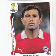 Panini Fussball WM 2014 Eugenio Mena Chile Nr 150