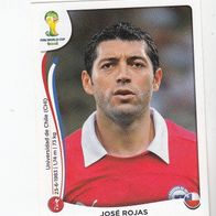 Panini Fussball WM 2014 Jose Rojas Chile Nr 152