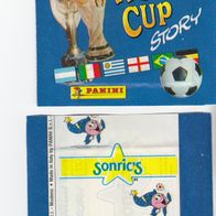 Panini Fußball World Cup Story eine ungeöffnete Tüte von 1994