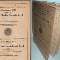 Deutsches Hydrographisches Institut Hamburg Nachtrag 1947 zum Nautischen Funkdienst