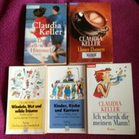 Claudia Keller: Bücherpaket - 5 Taschenbücher - aus Sammlungsauflösung