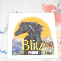 Pferde Sammel Sticker Aufkleber - BLITZ, DER Schwarze HENGST - Schneider Buch 2653