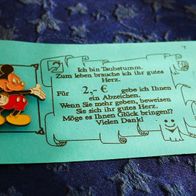 Sammel Disney MICKEY MOUSE Anstecker Brosche und Deutsches Fingeralphabet