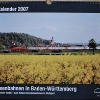 Kalender 2007 -Eisenbahnen in Baden-Württemberg-