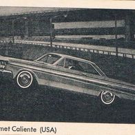 Sammelbild Pappe Auto Ford Comet Caliente USA Nr 72