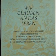 Kunstkalender 1948 von Buchdruckerei Karl Weinbrenner & Söhne Stuttgart