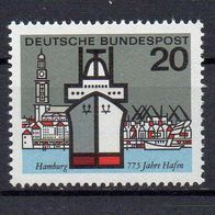 Bund BRD 1964, Mi. Nr. 0417 / 417, Länder-Hauptstädte, postfrisch #17701
