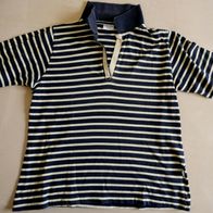 Polo Shirt Damen Ringelshirt Streifen Gr.: L Maritim womenwear by wind