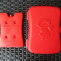 NEU Exklusive KOZIOL rot Kühlbox Brotdose mit Kühlakku Pausenbox Lunchbox