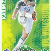 VFL Wolfsburg Topps Match Attax Trading Card 2010 Karim Ziani Nr.317