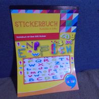 Stickerbuch mit über 500 Stickern Buchstaben&Zahlen ab 5 Jahre gebraucht Ideen Fabrik