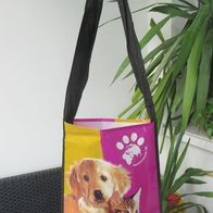 NEU: Einkaufs Tasche Hund Katze Whiskas Shopper Cross Bag Umhänge Schul 33x40x7