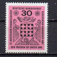 Bund BRD 1967, Mi. Nr. 0536 / 536, Kirchentag, postfrisch #17811