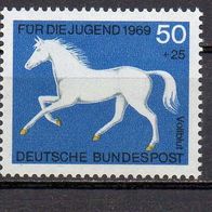Bund BRD 1969, Mi. Nr. 0581 / 581, Jugend, postfrisch #17859