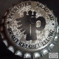 Patrizier-Bräu in silber Bier Brauerei Kronkorken Kronenkorken alt in unbenutzt