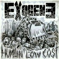 Exogene - Human Low Cost LP (2012) Limited Blue Vinyl / Frankreich Industrial-Punk