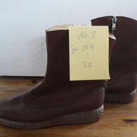 DDR Boots Vintage Winter Stiefeletten, Braun