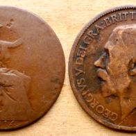 Half Penny 1914 Großbritannien