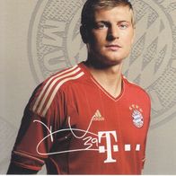 Bayern München Autogrammkarte 2012 Toni Kroos