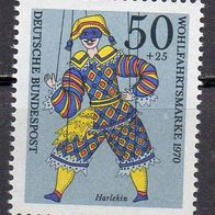 Bund BRD 1970, Mi. Nr. 0653 / 653, Wohlfahrt, postfrisch #18015