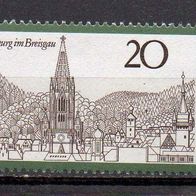 Bund BRD 1970, Mi. Nr. 0654 / 654, Freiburg, postfrisch #18018