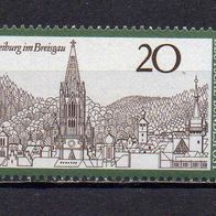 Bund BRD 1970, Mi. Nr. 0654 / 654, Freiburg, postfrisch #18019