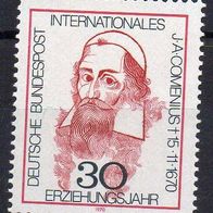 Bund BRD 1970, Mi. Nr. 0656 / 656, Comenius, postfrisch #18030