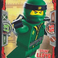 Lego Ninjago Trading Card 2018 Stunt Lloyd Kartennummer 4