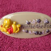 NEU: Haarspange "Winnie Puuh" 6,5 cm Haar Klemme Schmuck Clip Zier Mädchen Pooh