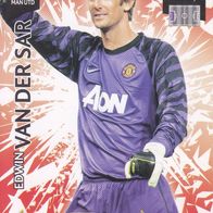 Manchester United Panini Trading Card Champions League 2010 Edwin van der Sar