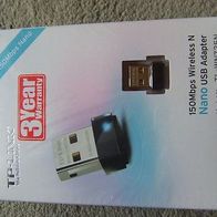 TP Link Wireless N Nano USB Adapter NEU!!
