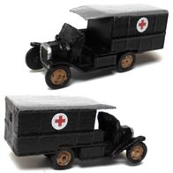 Ford Model TT ´17, Krankenwagen, DRK, schwarz, Kleinserie, Ep1, N-Spur-Blaulicht
