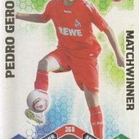 1. FC Köln Topps Match Attax Trading Card 2010 Pedro Geromel Nr.368 Matchwinner