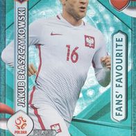 Panini Trading Card Fussball WM 2018 Jakub Blaszczykowski Nr.13 Polen Fans Favourite