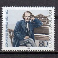 Bund BRD 1983, Mi. Nr. 1177, Johannes Brahms, postfrisch #18059