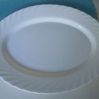 wunderschöne weiße Servierplatte, Käseplatte, Wurstplatte