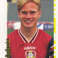 Bayer Leverkusen Panini Sammelbild 1998 Rene Rydlewicz Bildnummer 54
