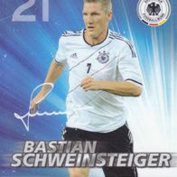 DFB Rewe Plastik Sammelkarte EM 2012 Bastian Schweinsteiger Nr.21/32