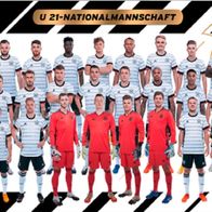 Ferrero DFB Team Sticker EURO 2020 Mannschaft U 21 Nationalmannschaft