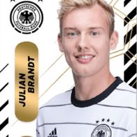 Ferrero DFB Team-Sticker EURO 2020 Portrait Nr. 22 - Julian Brandt