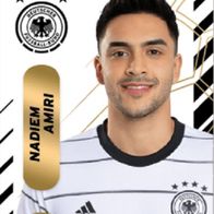 Ferrero DFB Team-Sticker EURO 2020 Portrait Nr. 24 - Nadiem Amiri