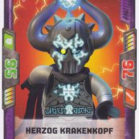 Lego Nexo Knights Trading Card 2017 Herzog Krakenkopf Nr.79