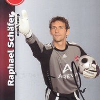 1. FC Nürnberg Autogrammkarte 2008 Raphael Schäfer 2