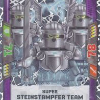 Lego Nexo Knights Trading Card 2017 Super Steinstampfer Team Nr.74
