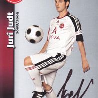 1. FC Nürnberg Autogrammkarte 2008 Juri Judt Karte 2