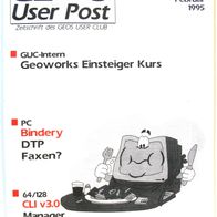 GEOS User Post - Zeitschrift des GEOS User Club - Ausgabe Nr. 38 / Februar 1995